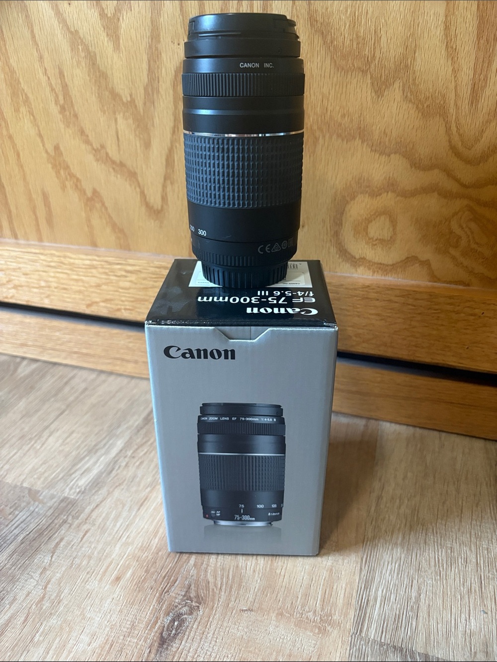 Canon Camera Black 75-300mm Telephoto Zoom Lens